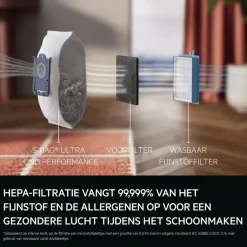 7000 Stofzuiger Met stofzak - 59 dB - Turbozuigmond