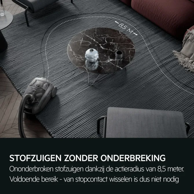 5000 Stofzuiger Met stofzak - 78 dB - Turbozuigmond