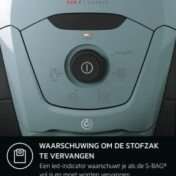 VX8 Stofzuiger Met stofzak - 57 dB - Parketzuigmond