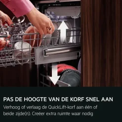 8000 XXL Inbouwvaatwasser ComfortLift®